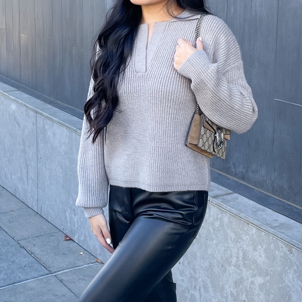 New Windsorstore Grey Knit sweater